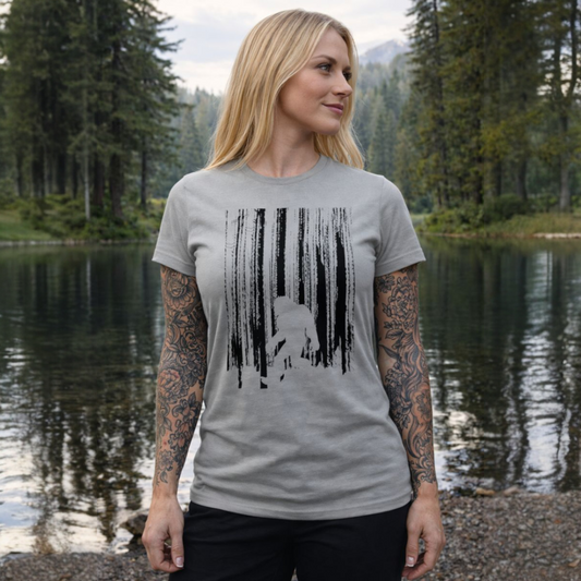 Bigfoot tshirt ,Bigfoot in the Forest
