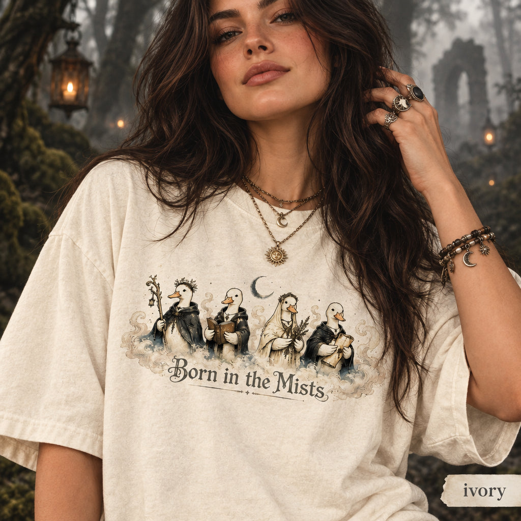 Born in the Mists Shirt, Inspired Tee, Bookish Reader Shirt, Cozy Fantasy Book Lover Gift