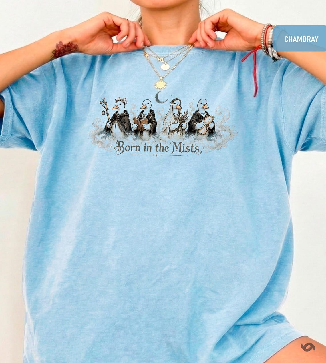 Born in the Mists Shirt, Inspired Tee, Bookish Reader Shirt, Cozy Fantasy Book Lover Gift