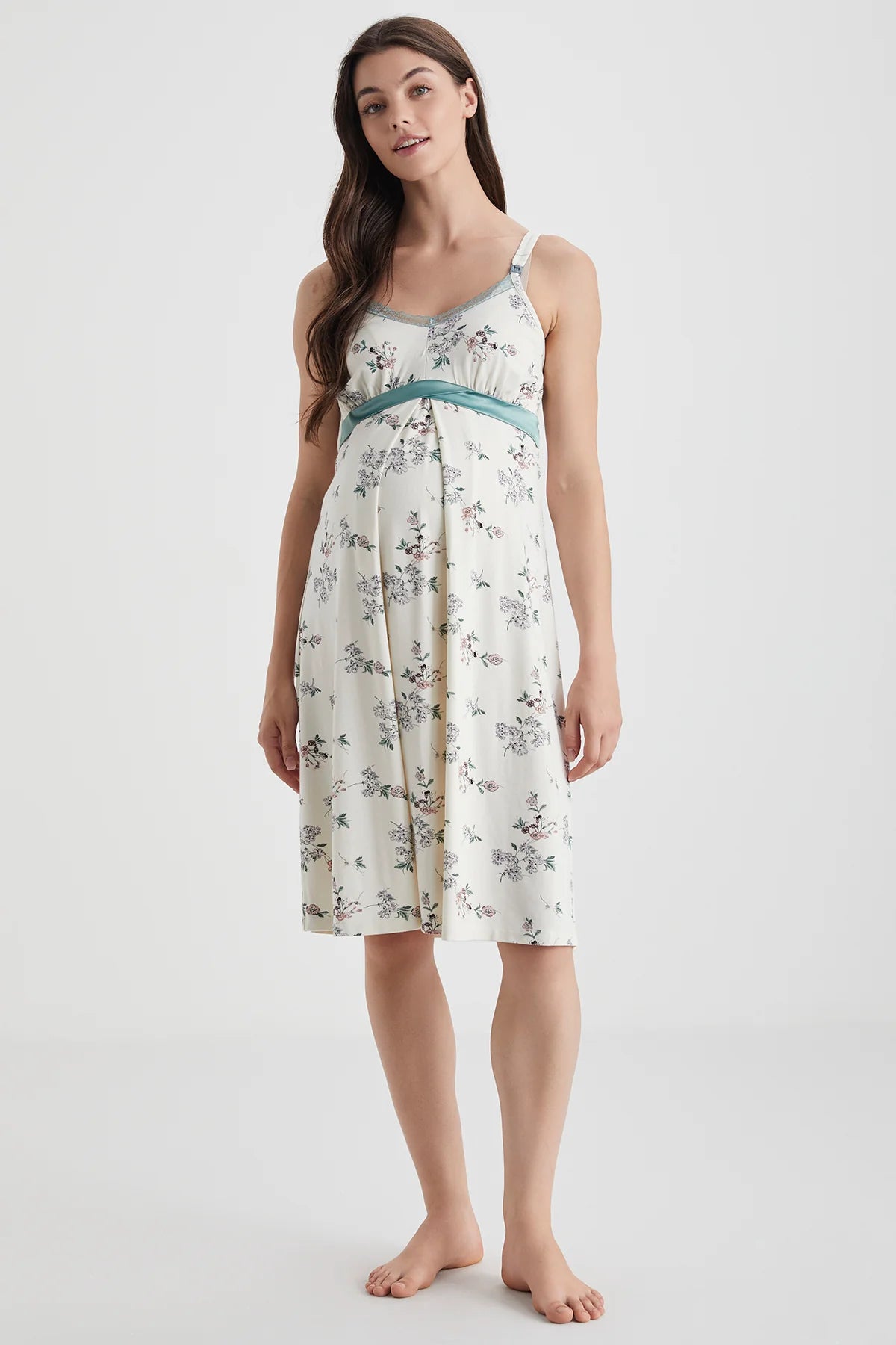 Ecru Luxury mood maternity dress - Denoss