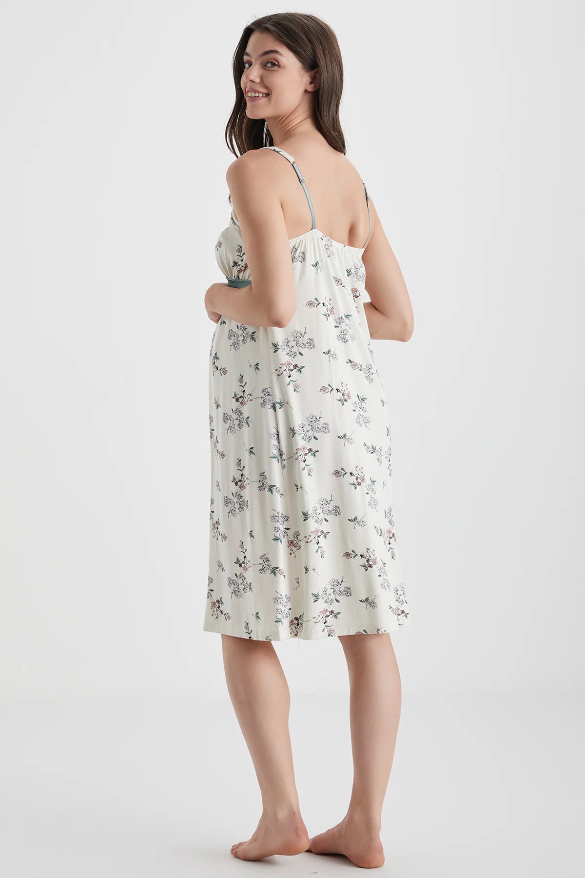 Ecru Luxury mood maternity dress - Denoss