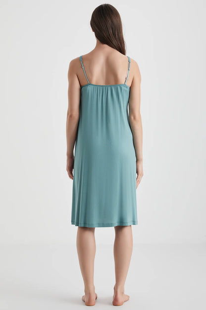 Water Green Luxury mood maternity dress - Denoss
