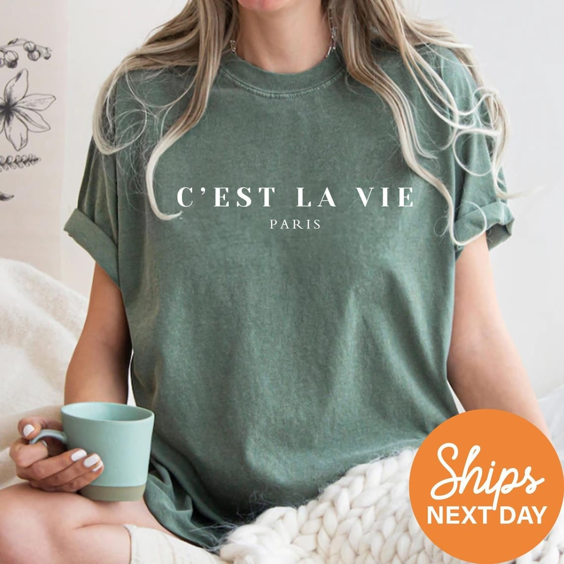 C'est La Vie Paris T-Shirt, Gift For Paris Lover, Parisian Gift, Paris Girl Shirt, Moving To Paris, French Gift, Gift for Her, Paris France