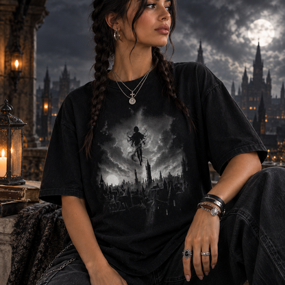 The Ascension Shirt, City Skyline Tee, Epic Fantasy Graphic, Reader Gift,Vin, Luthadel