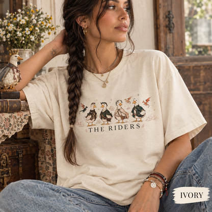 The Riders Shirt, Fantasy Dragon Rider Tee, Bookish Romantasy Reader Apparel