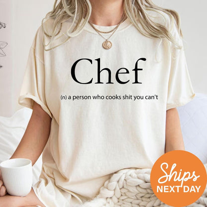Chef Shirt  Funny Chef Shirt Cooking Tshirt  Culinary School Graduation Gift  Gift for Chef Future Chef Gift Idea
