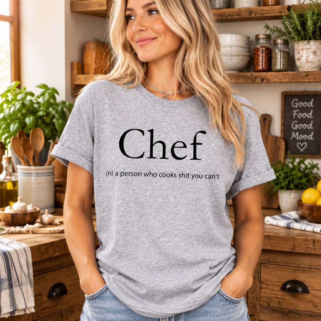 Chef Shirt  Funny Chef Shirt Cooking Tshirt  Culinary School Graduation Gift  Gift for Chef Future Chef Gift Idea