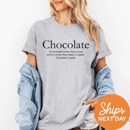 Chocolate Shirt  Chocolate Lover Shirt  Funny Food Shirt  Food Pun Tshirt  Gift for Chocolate Lover  Chocolate Lover Gift Idea