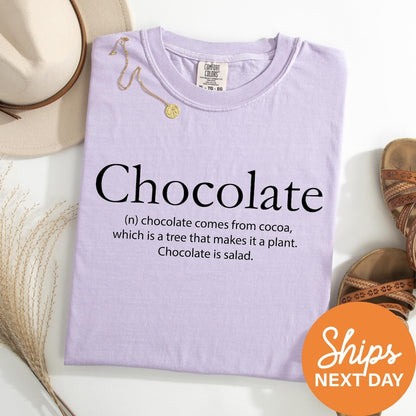 Chocolate Shirt  Chocolate Lover Shirt  Funny Food Shirt  Food Pun Tshirt  Gift for Chocolate Lover  Chocolate Lover Gift Idea