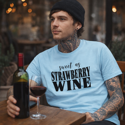 Chris Stapleton Tshirt,Sweet as Strawberry Wine Tshirt,Country Music tshirt