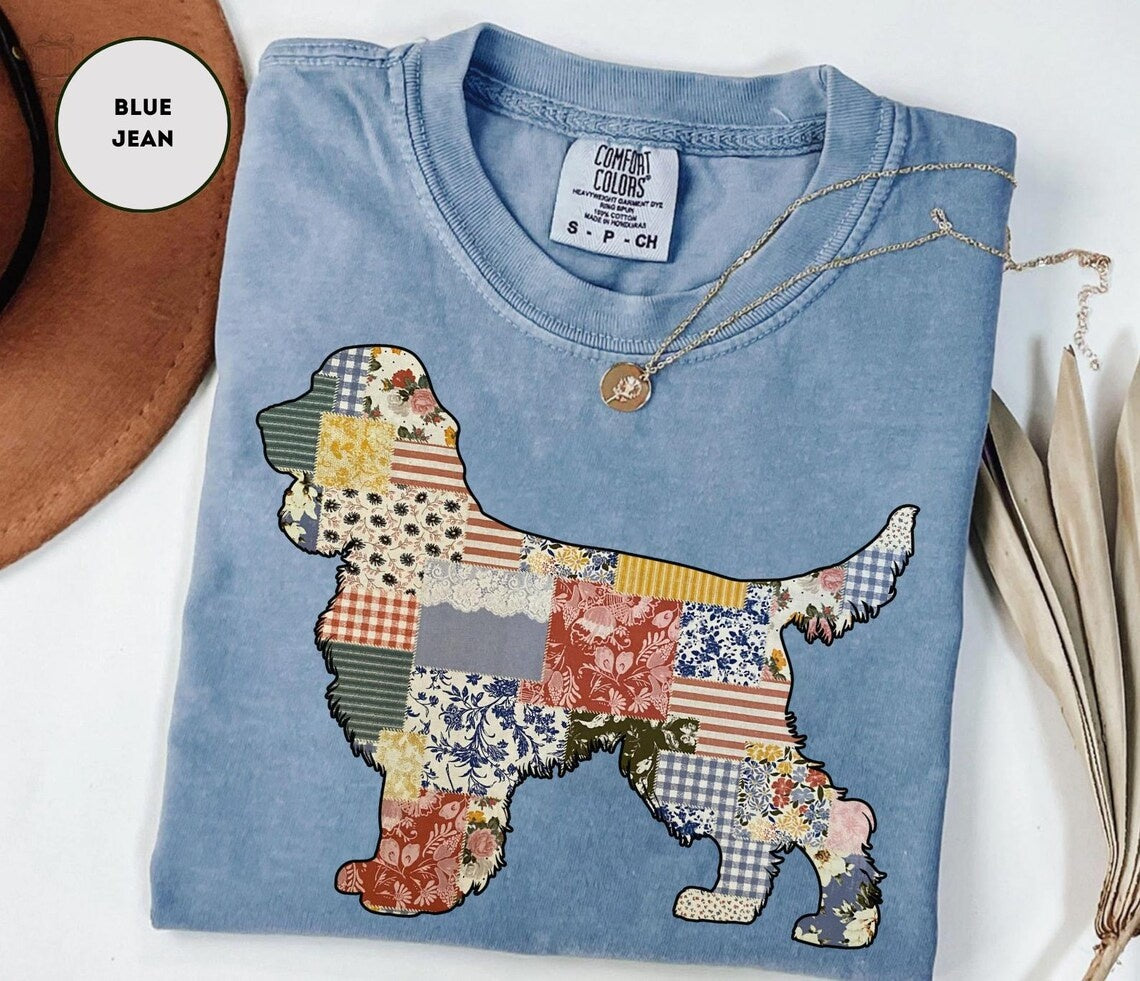 Comfort Colors Cocker Spaniel Shirt ,Spaniel Dog Mama Gift