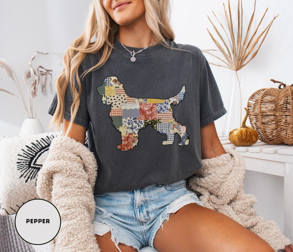 Comfort Colors Cocker Spaniel Shirt ,Spaniel Dog Mama Gift