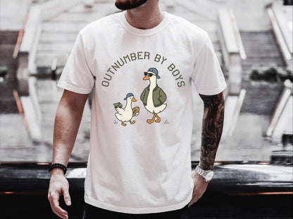Comfort Colors Funny Dad Goose Tshirt, Son and Dad Shirt,Father’s Day Gift for Dad,