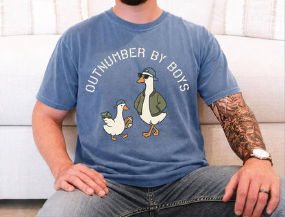 Comfort Colors Funny Dad Goose Tshirt, Son and Dad Shirt,Father’s Day Gift for Dad,