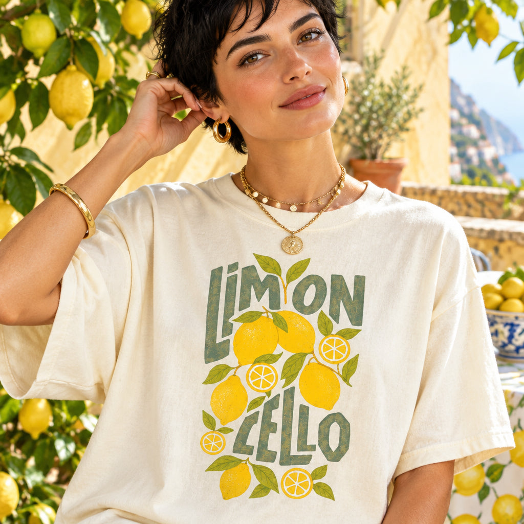 Comfort Colors Limoncello Tee, More Lemon Tee, Summer Lemon Tee, Citrus Fruit Tee, Italian Summer Tee, Cute Lemon Tee, Handmade Lemon Tee - Denoss