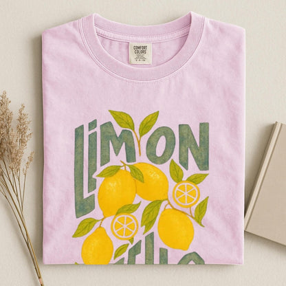 Comfort Colors Limoncello Tee, More Lemon Tee, Summer Lemon Tee, Citrus Fruit Tee, Italian Summer Tee, Cute Lemon Tee, Handmade Lemon Tee - Denoss