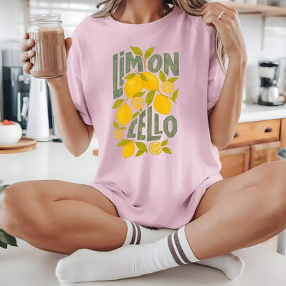 Comfort Colors Limoncello Tee, More Lemon Tee, Summer Lemon Tee, Citrus Fruit Tee, Italian Summer Tee, Cute Lemon Tee, Handmade Lemon Tee - Denoss