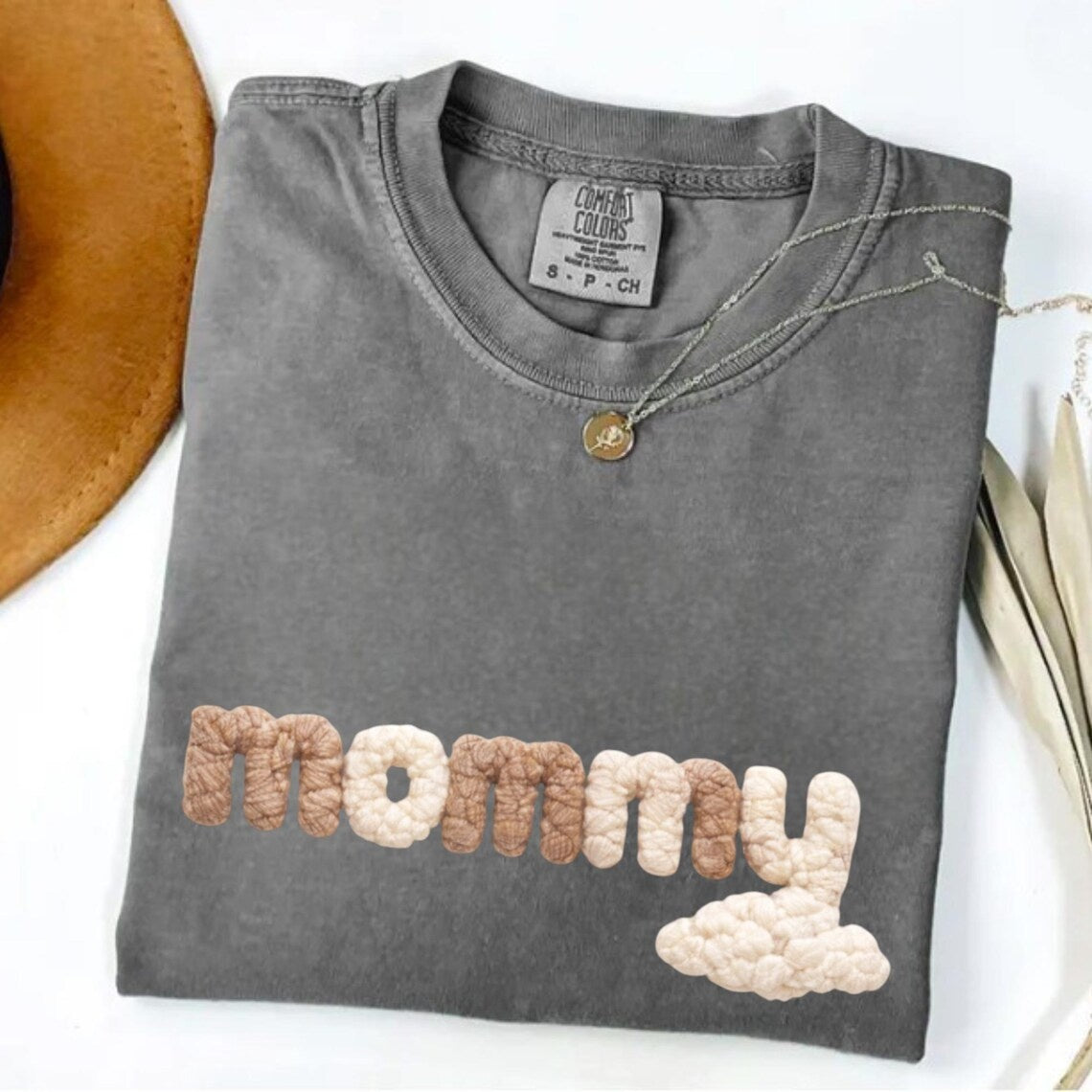 Comfort Colors Mother Day Shirt, Cute Mommy Tee Shirt, Gentle Clouds Mom T Shirt, Mom Shirt Gift, Handmade Mom Tshirt, Clouds Mom T-shirt - Denoss
