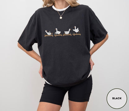Comfort Colors Pilates Instructor Tee, Funny Goose Reformer Lover Shirt
