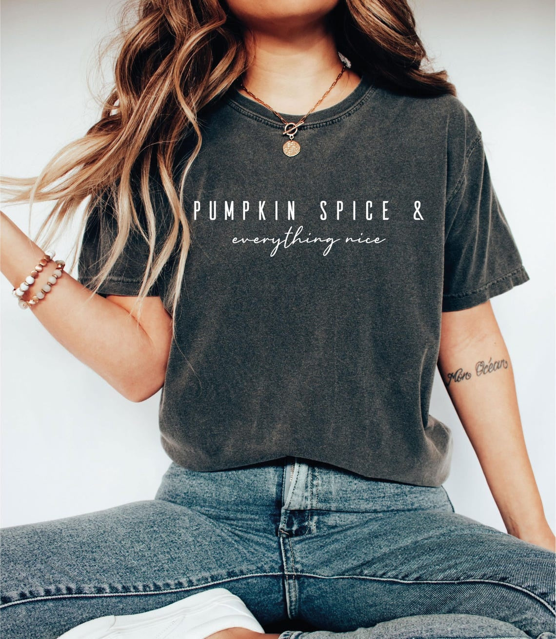 Comfort Colors Pumpkin Spice & Everything Nice Tshirt,Pumpkin Spice Shirt,Fall Vibe Shirt,Fall Shirt,