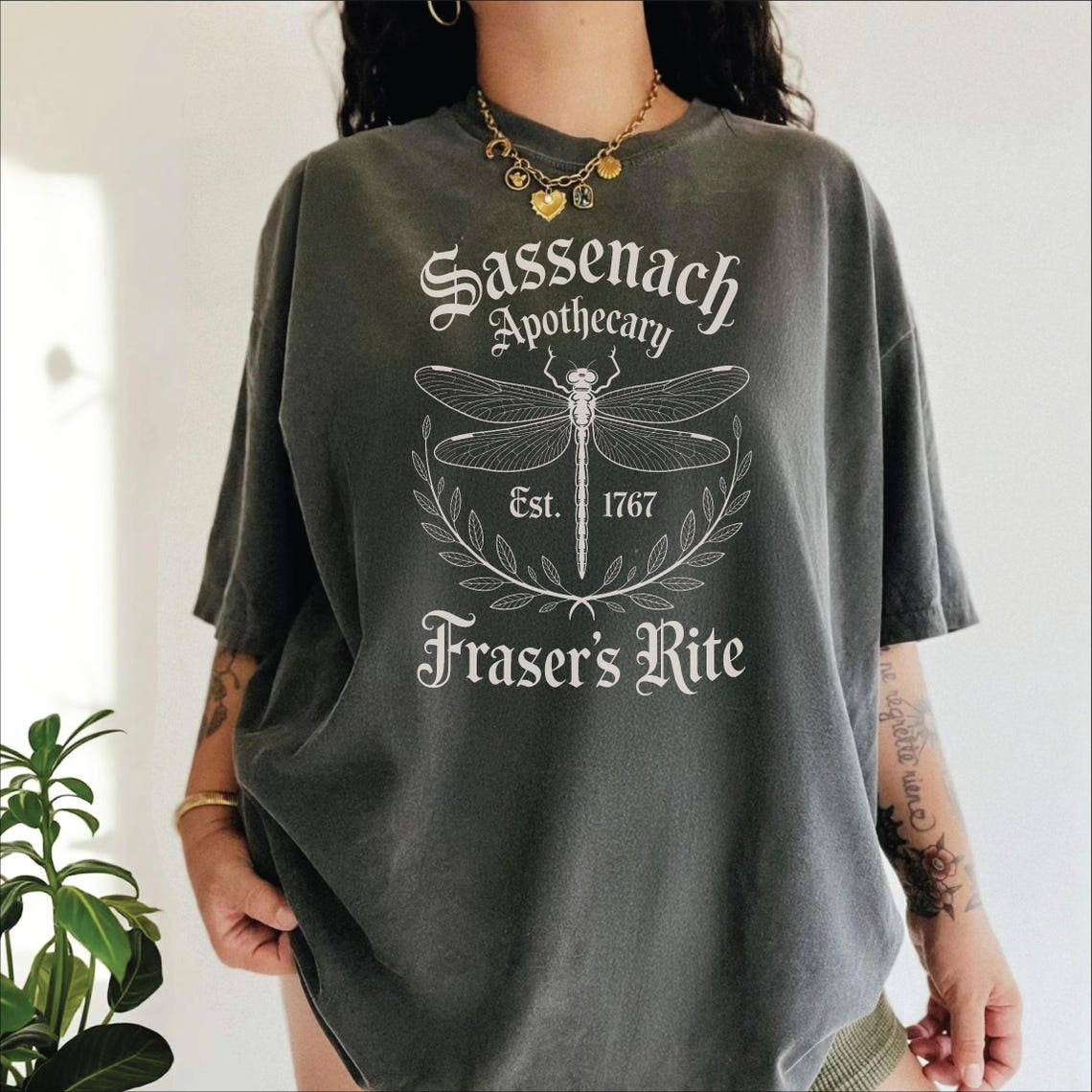 Comfort Colors Sassenach Apothecary Shirt Outlander Tee