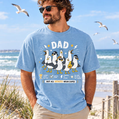Comfort Colors Seagull Dad Dad Dad Tshirt, Funny Father's Day Gift For Dad, Dad Shirt,
