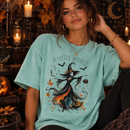 Comfort Colors Skeleton Ballerina Shirt, Gothic Ballet Tee, Dance With The Dark Tee, Halloween Skeleton Tee, Ballet Dancer Gift, Spooky Tee - Denoss