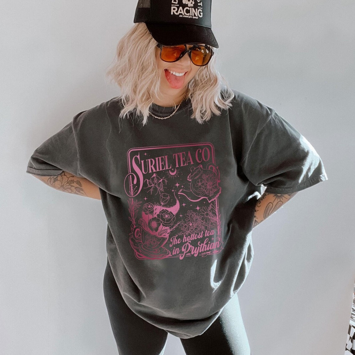 Comfort Colors Suriel Tea Co T-shirt,ACOTAR Suriel Tea Shirt,Velaris Tee,A Court Of Thorns and Roses,SJM Merch,