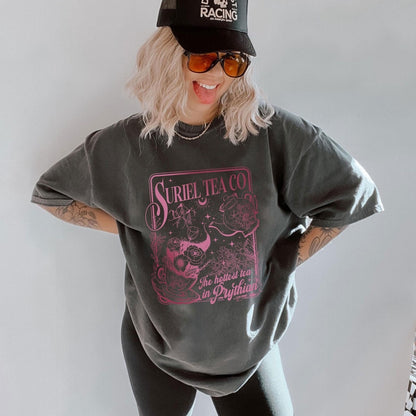 Comfort Colors Suriel Tea Co T-shirt,ACOTAR Suriel Tea Shirt,Velaris Tee,A Court Of Thorns and Roses,SJM Merch,