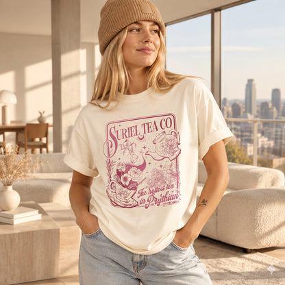 Comfort Colors Suriel Tea Co T-shirt,ACOTAR Suriel Tea Shirt,Velaris Tee,A Court Of Thorns and Roses,SJM Merch,