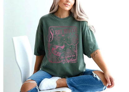 Comfort Colors Suriel Tea Co T-shirt,ACOTAR Suriel Tea Shirt,Velaris Tee,A Court Of Thorns and Roses,SJM Merch,