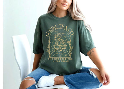 Comfort Colors Suriel Tea Co T-shirt,A Court Of Thorns and Roses,ACOTAR Suriel Tea Shirt,Velaris Tee,SJM Merch,
