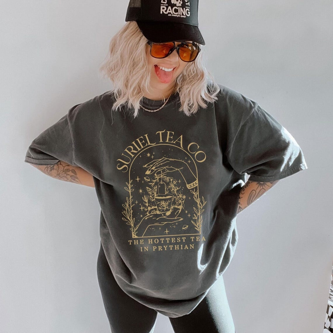 Comfort Colors Suriel Tea Co T-shirt,A Court Of Thorns and Roses,ACOTAR Suriel Tea Shirt,Velaris Tee,SJM Merch,