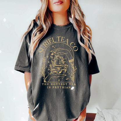 Comfort Colors Suriel Tea Co T-shirt,A Court Of Thorns and Roses,ACOTAR Suriel Tea Shirt,Velaris Tee,SJM Merch,