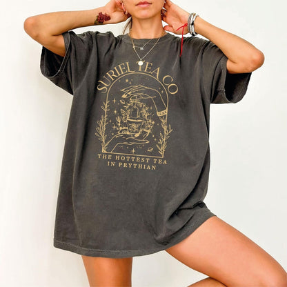 Comfort Colors Suriel Tea Co T-shirt,A Court Of Thorns and Roses,ACOTAR Suriel Tea Shirt,Velaris Tee,SJM Merch,