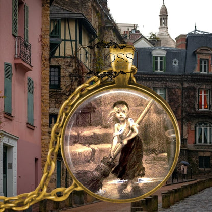 Cosette Pendant Necklace,Les Miserables Literary Jewelry
