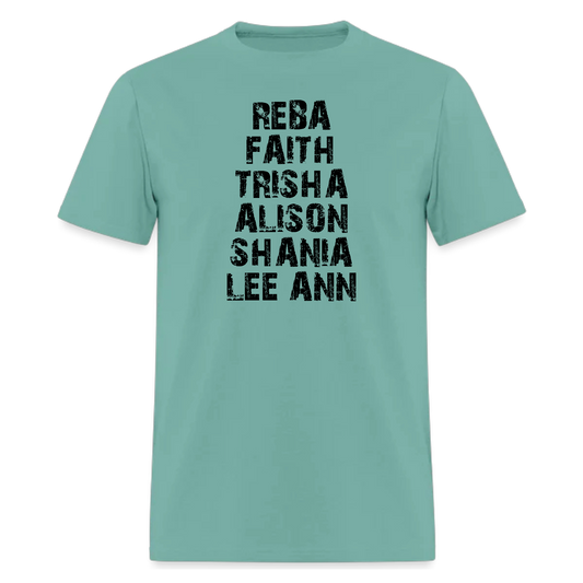 Alison,Reba,Faith,Trisha,Shania,Lee Ann,Country Music tshirt
