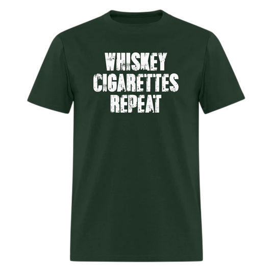 Whiskey Cigarettes Repeat,Country Music tshirt - Denoss