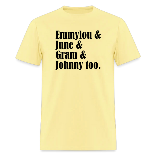 Emmylou tshirt,June,Gram,Johnny,Country Music Fan tshirt