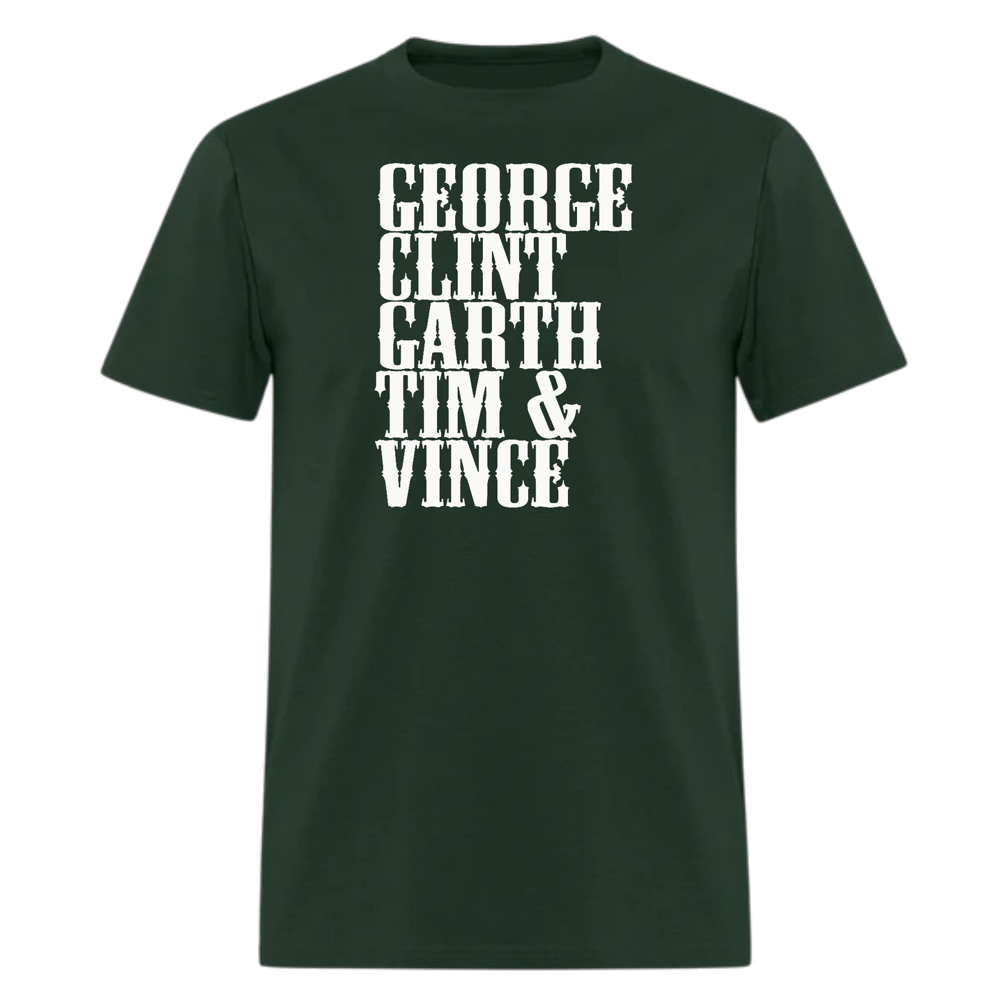 George,Clint,Garth,Tim,Vince,Country Music  Tshirt - Denoss