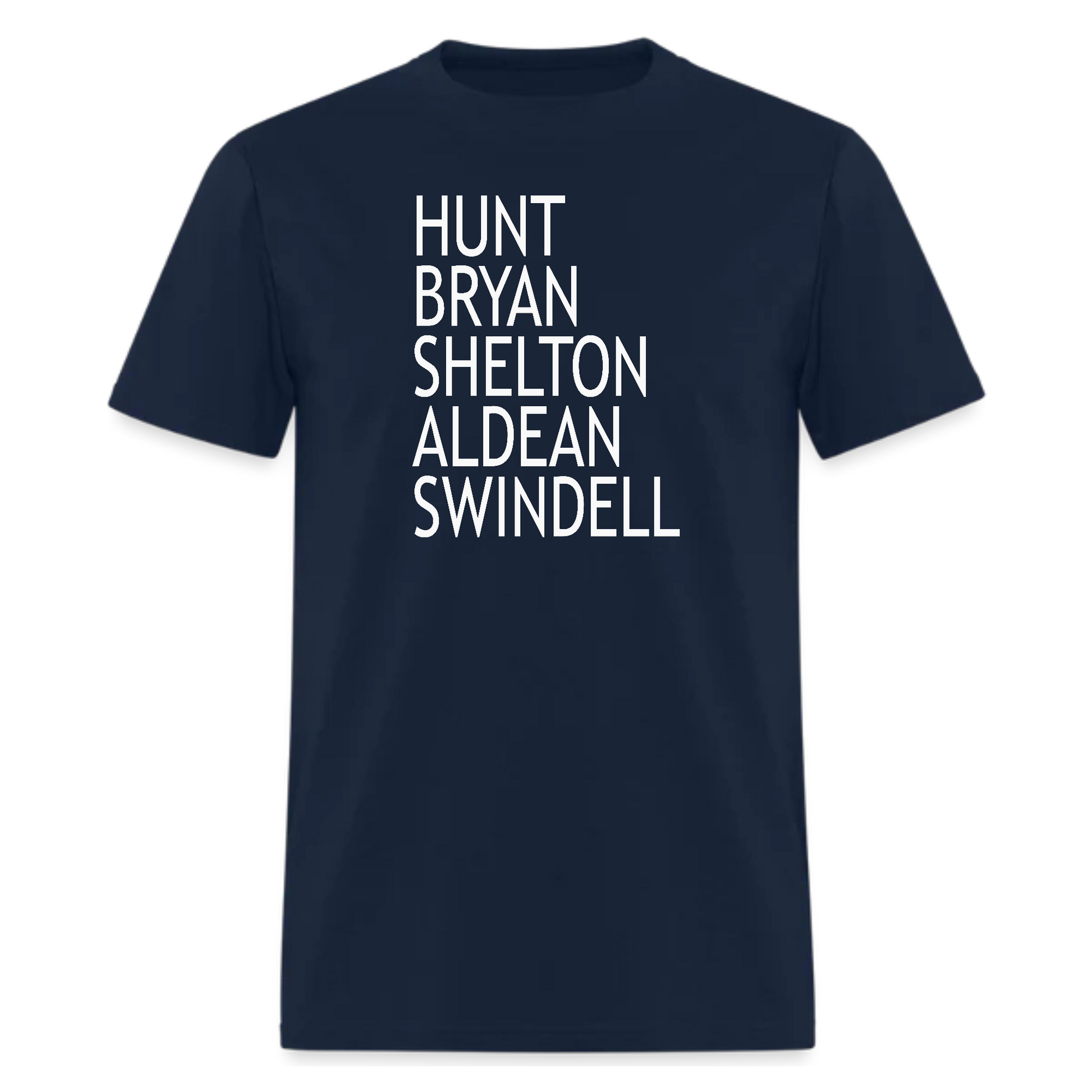 Hunt,Bryan,Shelton,Aldean,Swindell Country Music tshirt - Denoss