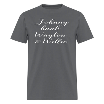 Johnny, Hank, Waylon and Willie,country music Tshirt - Denoss