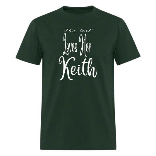 This Girl Loves her Keith, Small Town Girl, Country Music  Tshirt - Denoss