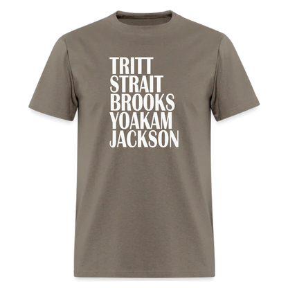 Tritt,Strait,Brooks,Yoakam,Jackson,Country Music Tshirt - Denoss