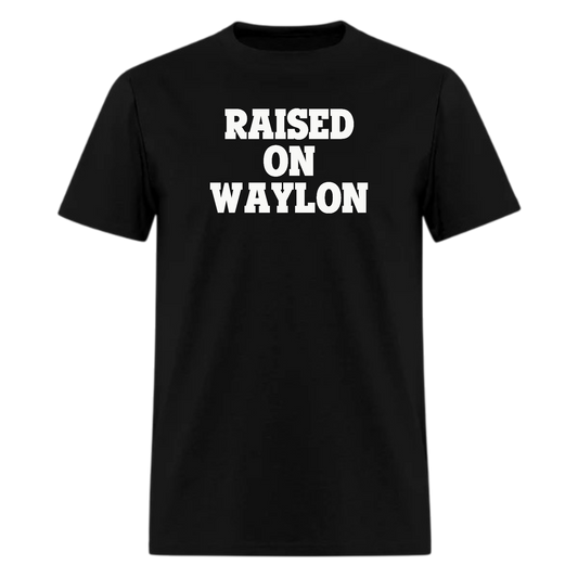 Raised on Waylon ,Country Music Tshirt - Denoss
