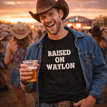 Waylon Jennings Raised on Waylon ,Country Music Tshirt