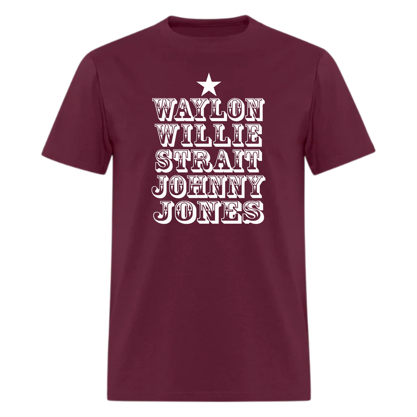 Waylon,Willie Strait,Johnny, Jones,Country Music Tshirt - Denoss