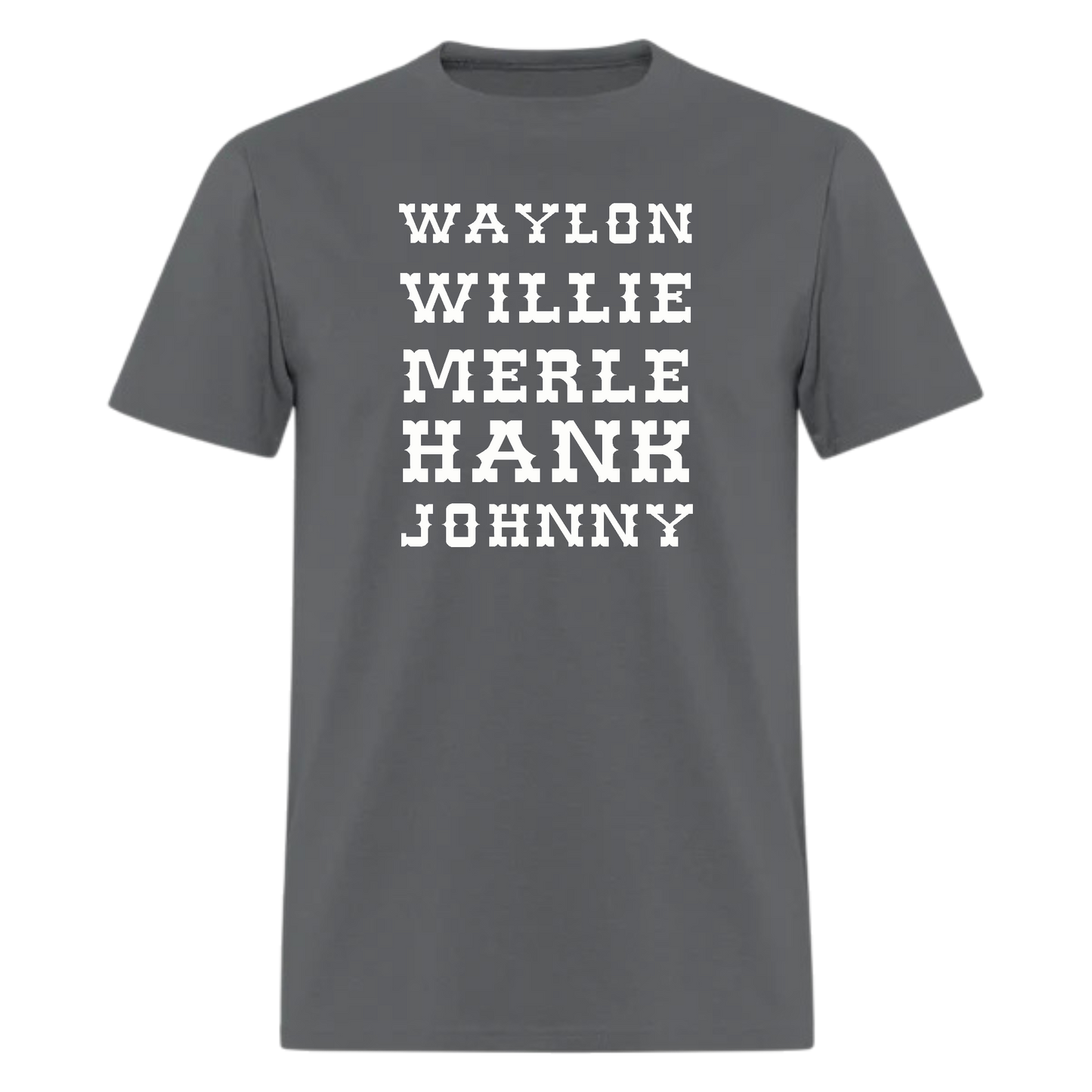 Waylon,Willie, Merle,Hank, Johnny, ,Country Music Tshirt - Denoss