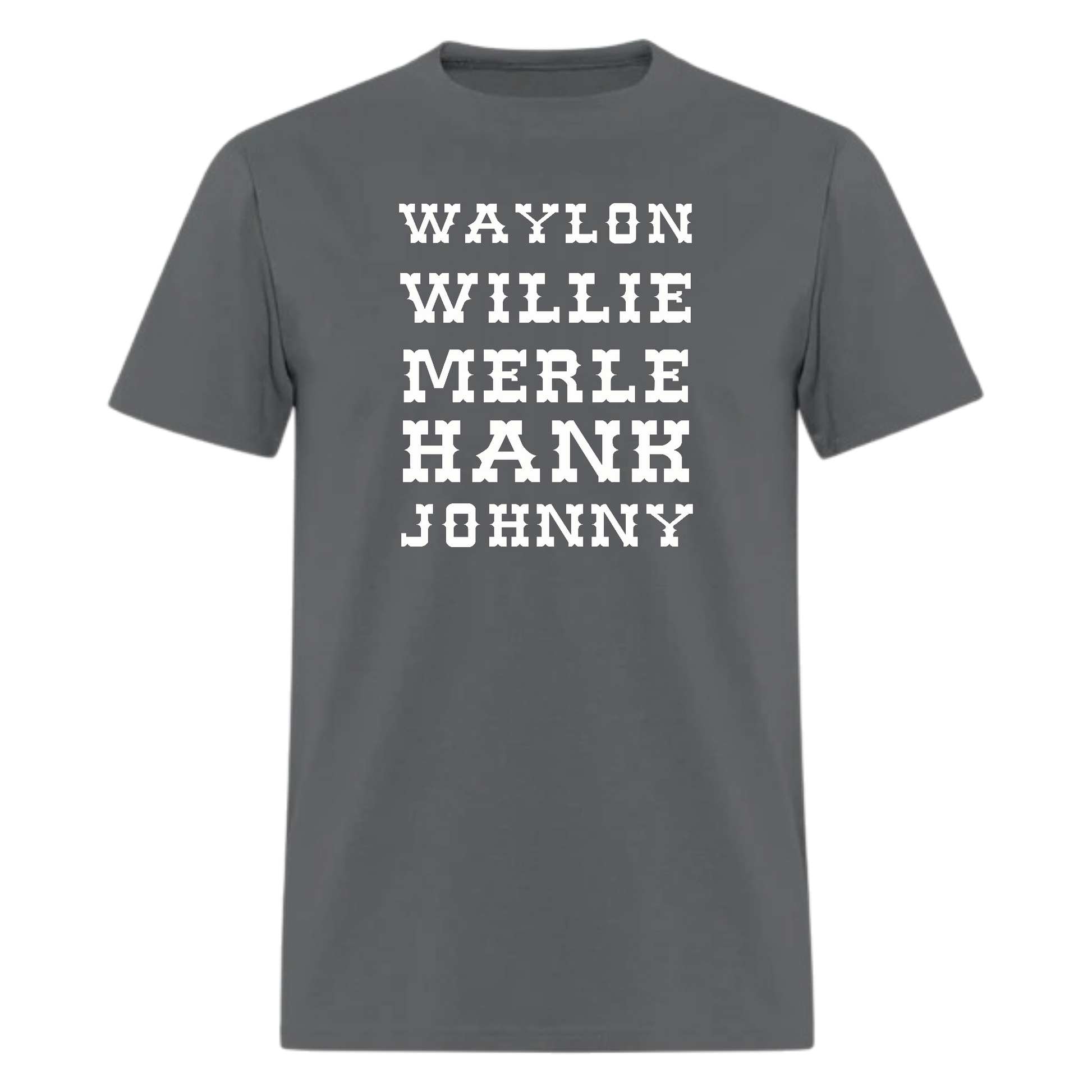 Waylon,Willie, Merle,Hank, Johnny, ,Country Music Tshirt - Denoss
