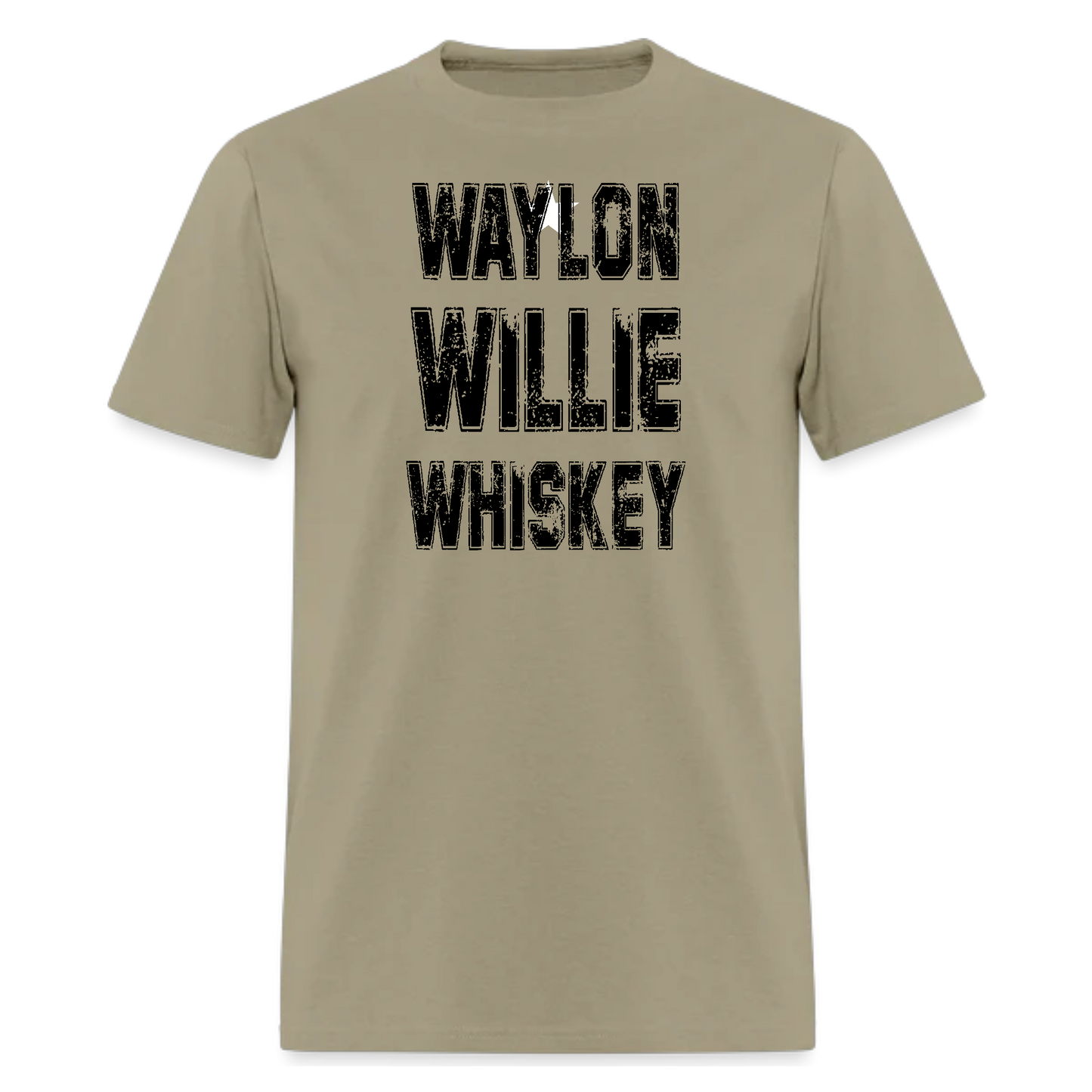 Waylon,Willie,Whiskey,Country Music Tshirt - Denoss